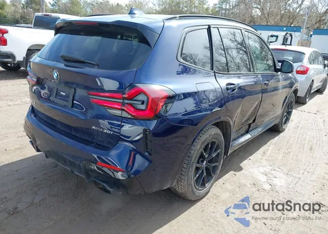 2023 BMW X3 xDrive30I from USA, damaged, VIN 5UX53DP00P9R73510